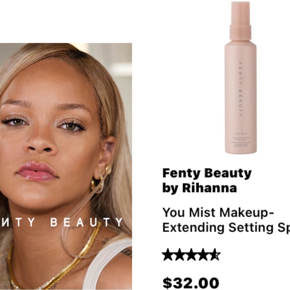 Fenty Beauty You Mist Setting Spray - Soft Pink